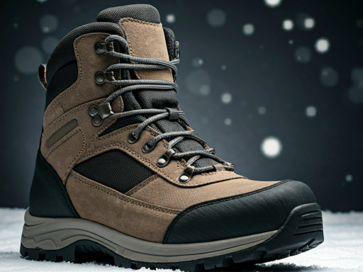 image of winter hiking boots